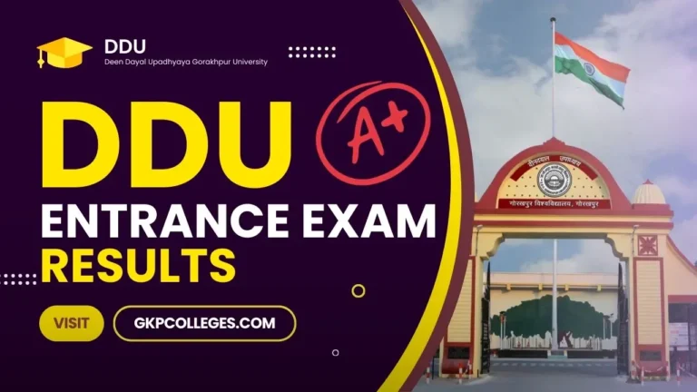 DDU Entrance Exam Results 2023-24