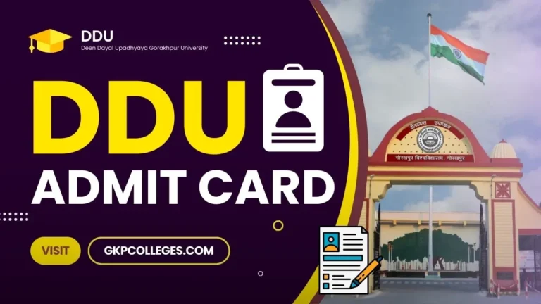 DDU Admit Card 2024